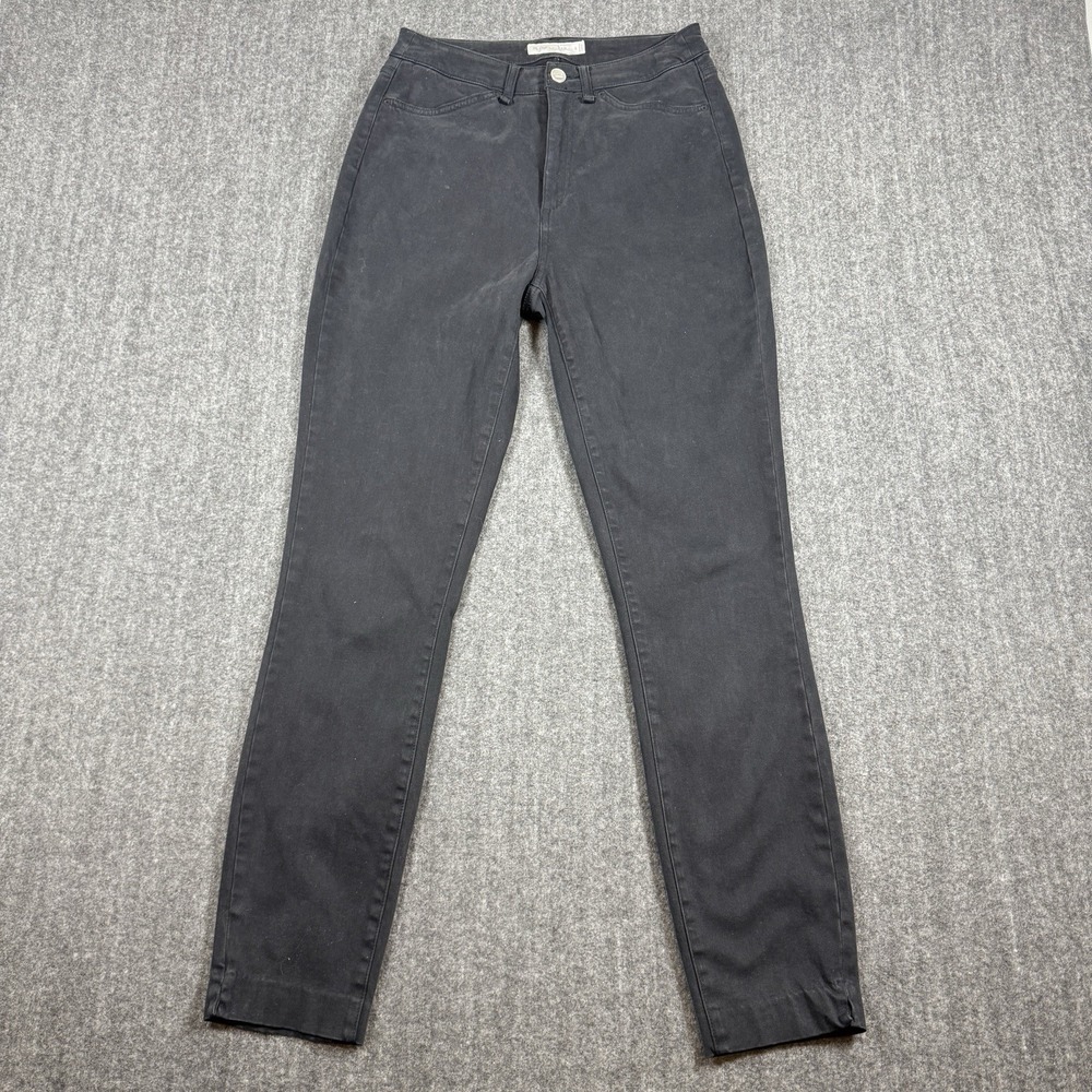 Peter Millar Women's Pants Size 4 Black Slim Tapered Leg Stretch Cotton Modal